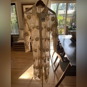 NWT Zara crochet dress